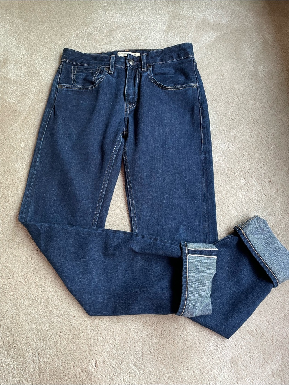 Made and Crafted Levi’s.  Tack Slim. W29L34